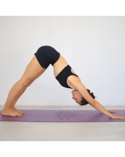 Коврик для йоги — Lotos Purple, с уроками от Елены Маловой